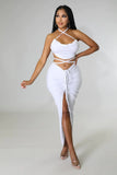 BABEWATCH SKIRT SET (WHITE)