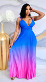 CEE'S MAXI DRESS BLUE