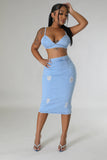 DENIMLAND SKIRT SET