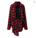 RODE PLAID SHIRT-DRESS