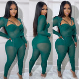 Stacy Babe Jumpsuit (GREEN)